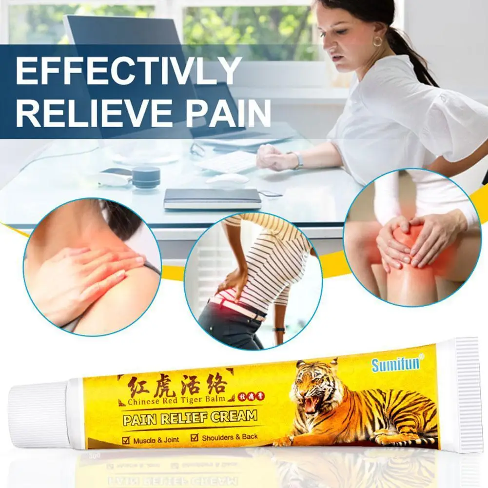 

1pc Tiger Balm Pain Relief Ointment Cream Rheumatoid For Back Pain Relief Paste 20g Knee Herbs Arthritis Plaster Reliever J P2H1
