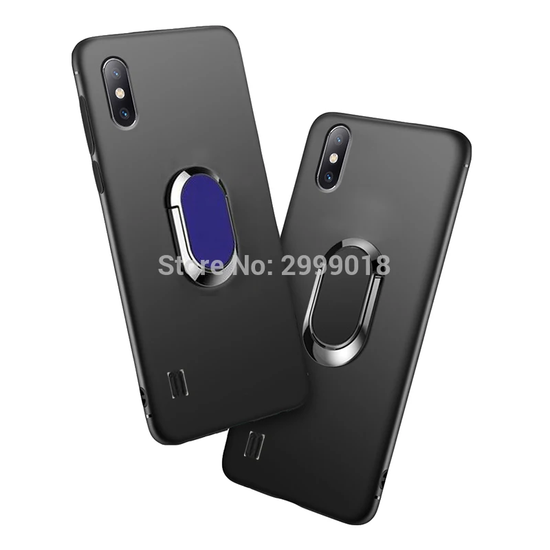 Мягкий чехол для zte BLADE A7 2020 Магнитный магнитный автомобильный с кольцом пальца |