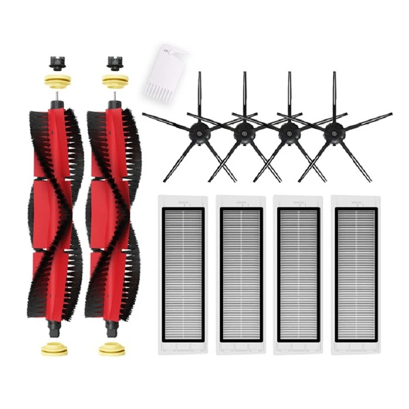 

Тряпки для мытья основная щетка фильтр боковая щетка для Xiaomi RoborockS6 S5 MAX S60 S65 S5 S50 E25 E35 Запчасти для пылесоса аксессуары