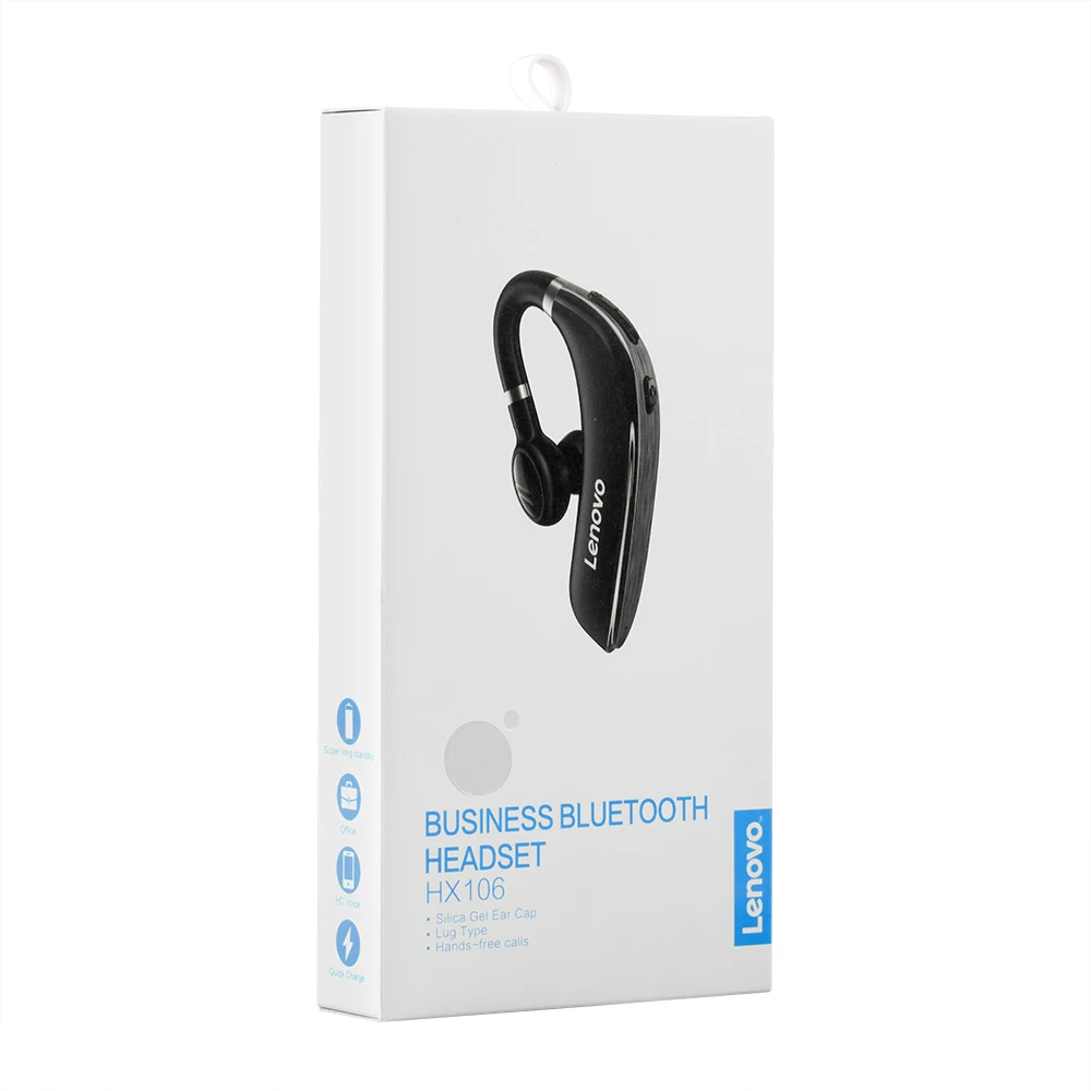 

Lenovo HX106 Bluetooth Earphone Pro Ear Hook Wireless Bluetooth 5.0 Earbud With Microphone 40 Hours For Driving Meeting