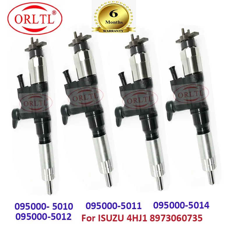 

ORLTL 095000-5014 095000-5012 095000- 5010 095000-5011 8973060737 Common Rail Engine Injection for ISUZU 4HJ1 4pc/lot