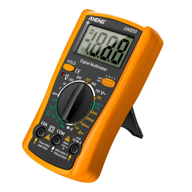 

ANENG Digital Multimeter 1999 Counts Portable Multimeter Auto AC/DC Votage Tester Ohm Current Ammeter Detector Tool