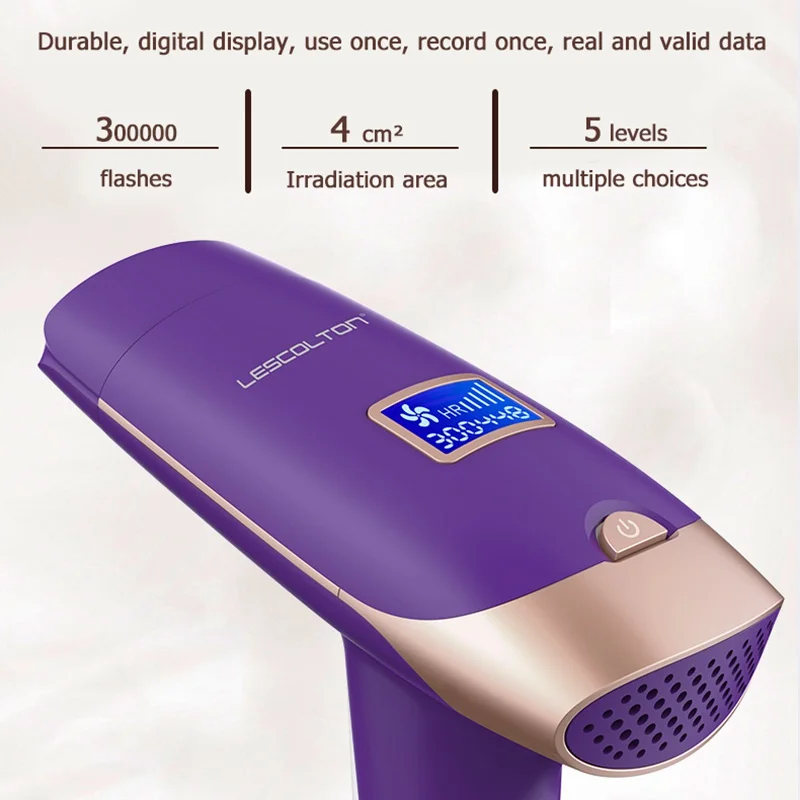 Lescolton T009i 1900000 снимки могут выбрать IPL Epilador ЖК дисплей Дисплей машина лазер