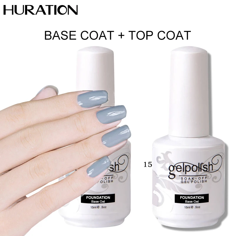 Гель лак для ногтей Huration 15 мл впитывающий базовый гель верхнего слоя матовый