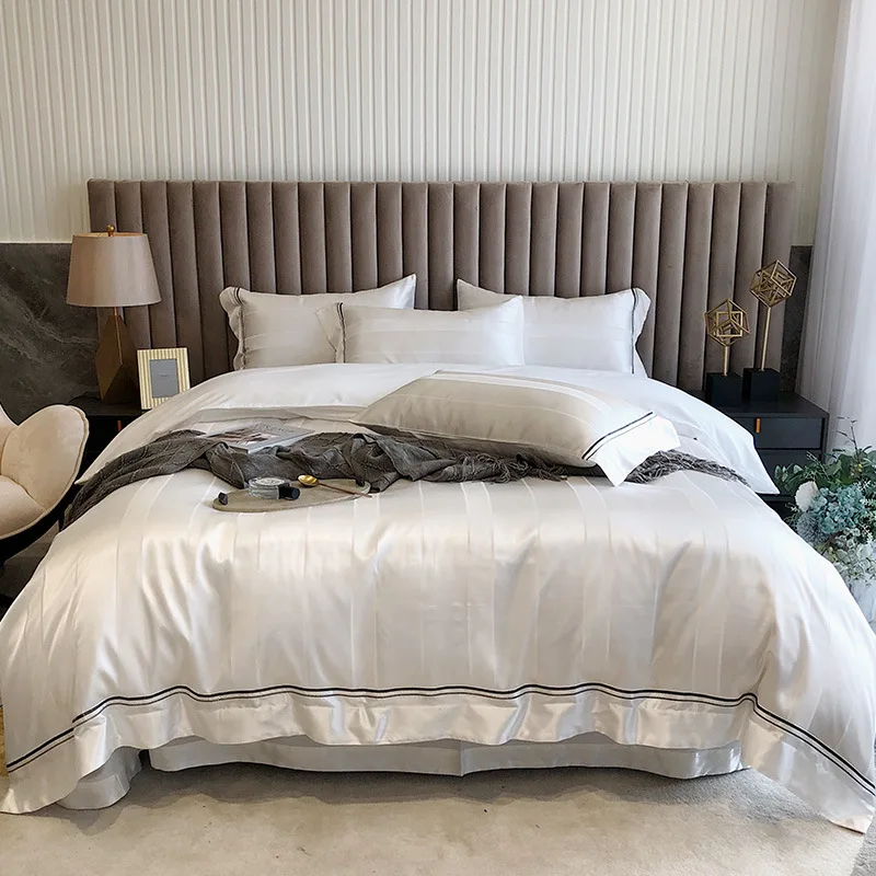 

Европейский роскошный комплект постельного белья, пододеяльник, постельное белье, наволочки, простые постельные принадлежности с геометри...