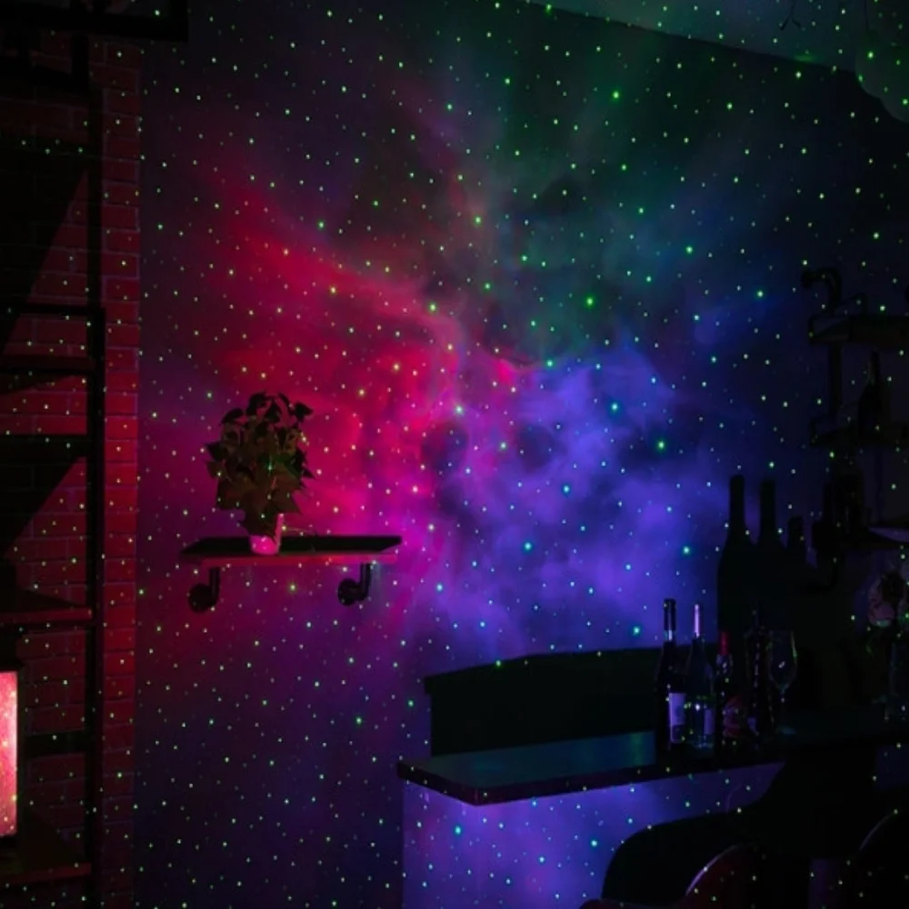 

USB Starry Sky Projector Star Night Light Projection 7 Colors Ocean Waving Lights 360 Degree Rotation Night Lamp for Kid gift