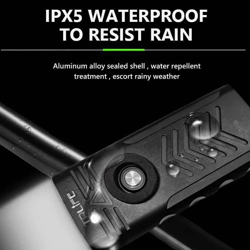 

USB Rechargeable Bike Light 5 LED MTB Bicycle lights Bike Light Flashlight Outdoor Cycling Bike Waterproof Bicycle Flashlight