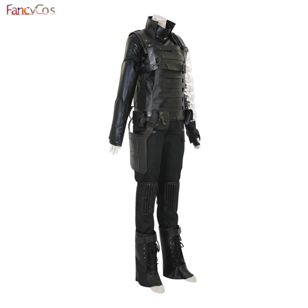 Костюм супергероя на Хэллоуин Капитан Америка зимний костюм солдата из фильма