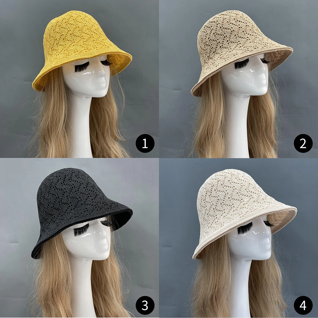 

2021 Bucket Hats Women Fashion Sun Hats Panama Casual Summer Hats Traval Beach Sun Visor Ladies Wholesale Fisherman Hats