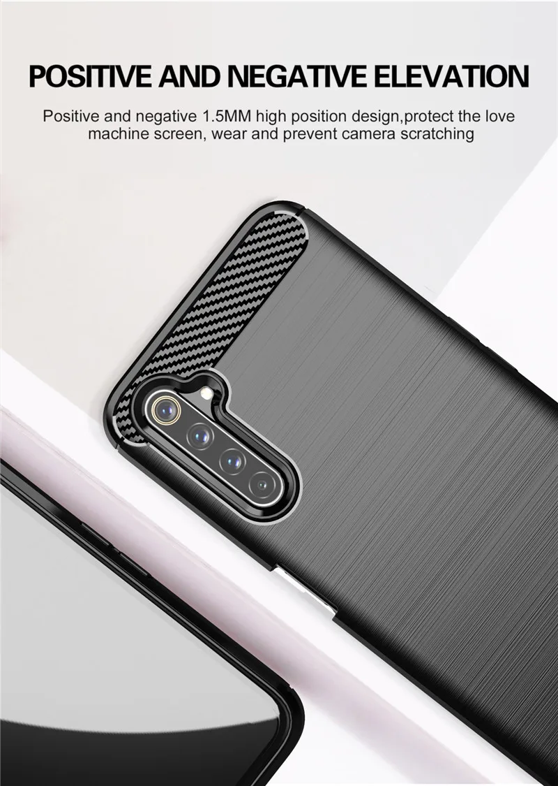 for oppo realme 6 pro case for realme 6 pro cover shockproof rubber soft silicone protective phone bumper for oppo realme 6 pro free global shipping