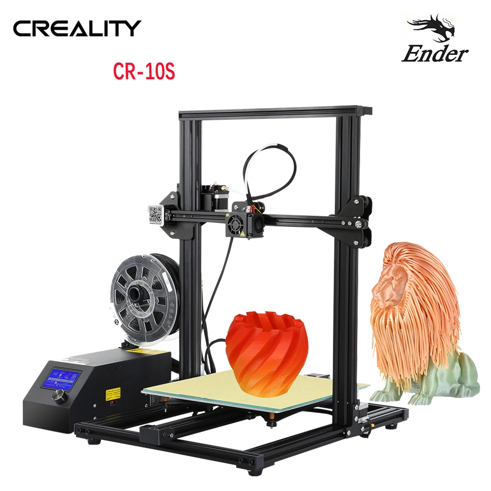 Ender-3 /Ender-3 Pro 3D Printer DIY Kit 3D printer Large Size I3 mini Resume Power Failure Printer ender 3 impresora 3D - Цвет: CR-10S EU Plug