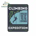 Виниловая наклейка EARLFAMILY, 13 см х 9,7 см, водостойкая, для скалолазания, экспедиции, защита от солнца
