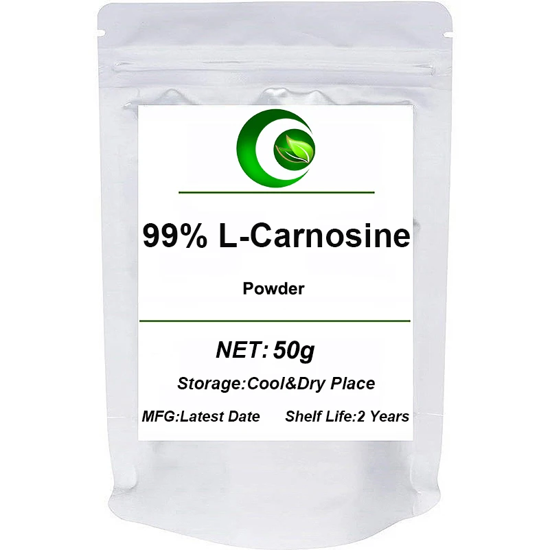 

99% L-Carnosine Powder - Supports Brain& Memory,,Anti Wrinkle,Anti-aging and Effective Antioxidant,Whitening SKiin