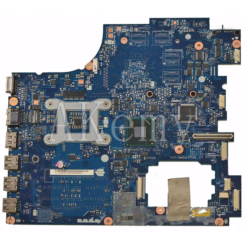 

G770 Y770 LA-6758P REV:1A Motherboard For Lenovo IdeaPad G770 Y770 Laptop Motherboard LA-6758P REV:1A HM65 DDR3 Mainboard