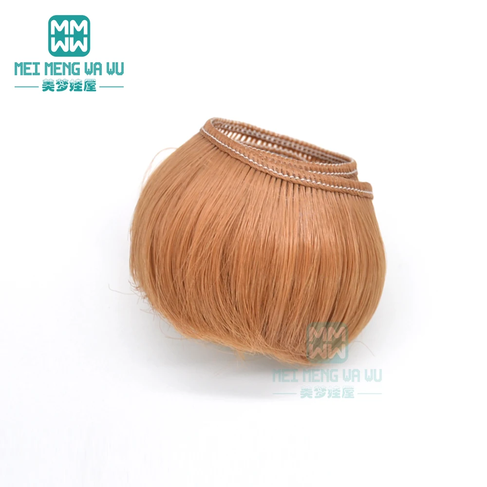 5 см * 100 аксессуары для кукол черный/коричневый/молочно-золотой парик/волосы 1/3 1/4