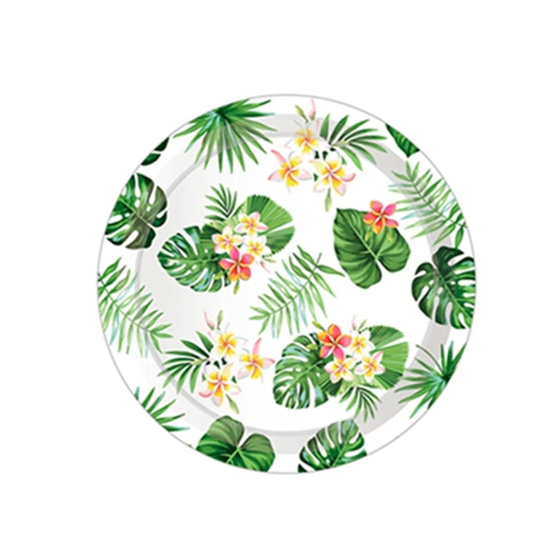 Скатерти для вечеринки на летнюю тропическую тематику детей принадлежности дня