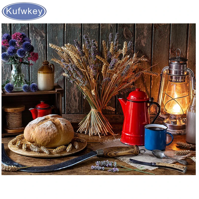 Алмазная живопись цветок хлеб натюрморт 5d сделай сам алмазная вышивка мозаика