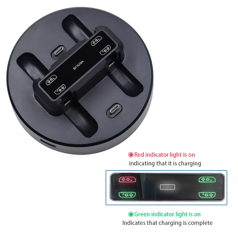 6-в-1 контроллер NS Switch Pro зарядная док-станция для консоли Nintendo 4 Joypad зарядное
