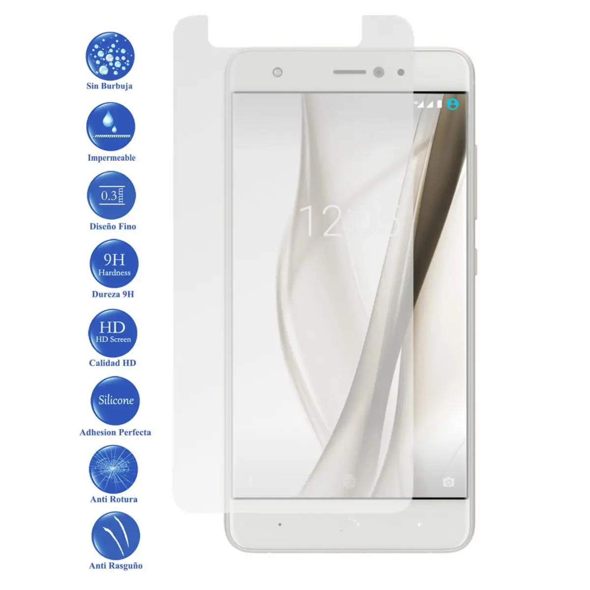 

Premium 9H glass tempered glass screen Protector for BQ Aquaris X