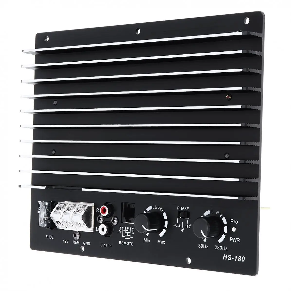 

12V 1000w Black Aluminum Alloy Powerful Bass Suoofer Car Audio High Power Amplifier Board for Car Audio Low Sound Speakers