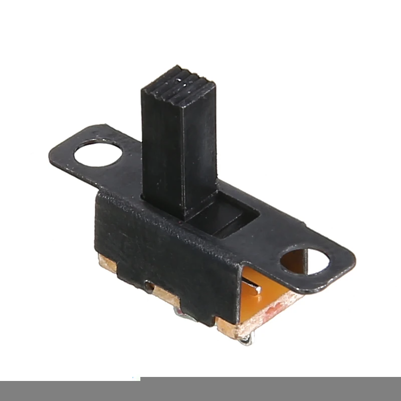 10 шт. черный небольшой SPDT переключатель прочный вкл. Выкл. Миниатюрные скользящие