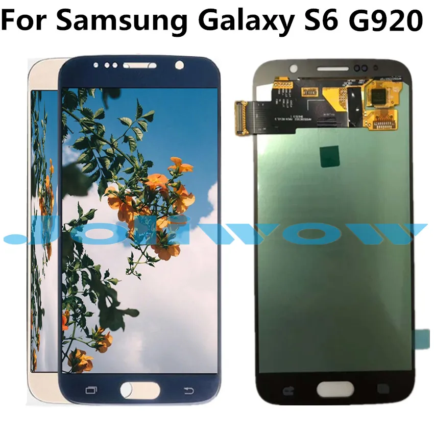 oled LCD For Samsung Galaxy S6 Display with Touch Screen Assembly Replacement G920 G920A G920F | Мобильные телефоны и