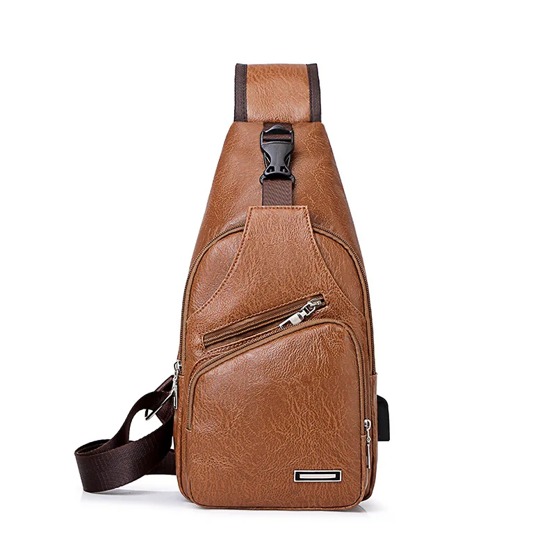 

New Fashion Single Shoulder Bag Men's Chest Bag Leisure Bag Sports Fashion Chest Bag Outdoor Business Oblique Cross Bag