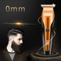 100 240v professional hair clipper lcd display balding clipper 0 mm electric barber hair trimmer beard trimer haircut machine