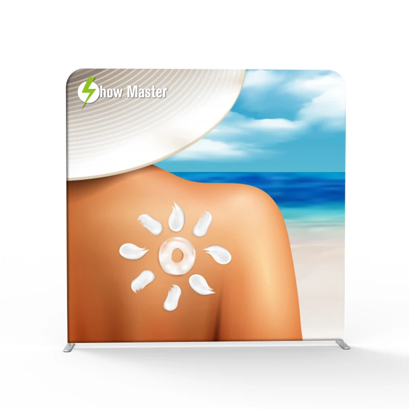 8 футов прямой Натяжной тканевый фон для выставок|Фоны вечеринки| |