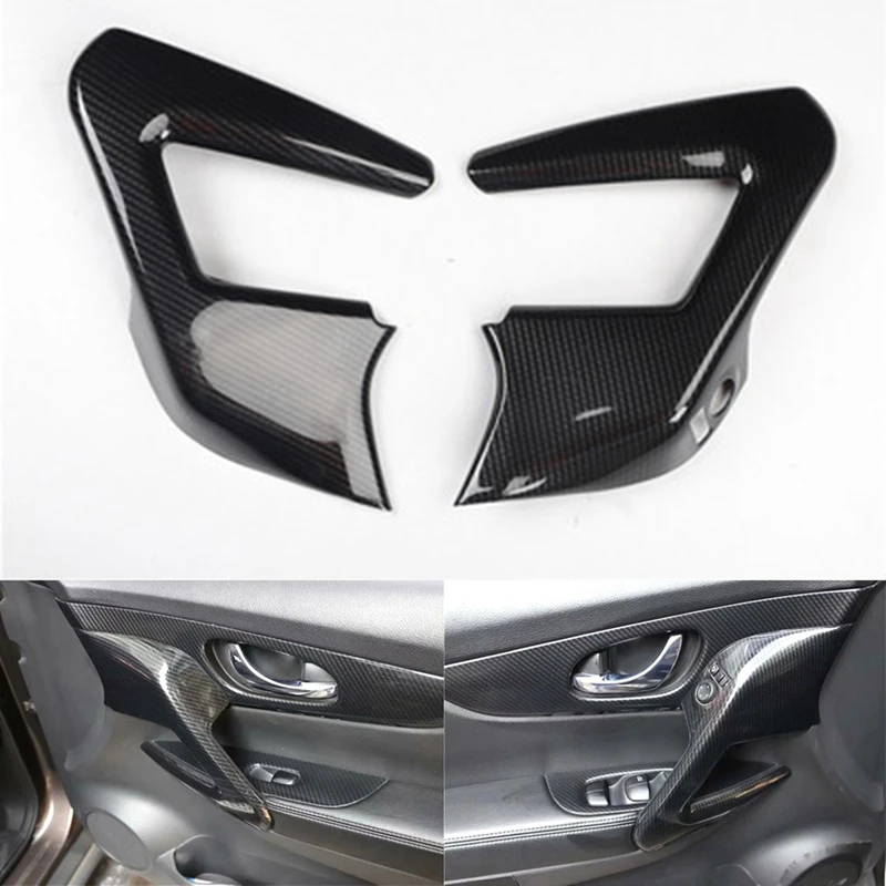 

Car Interior Door Handle Grab Cover Trim for Nissan X-TRAIL 2017 2018 2019 2020 Frame Accessories