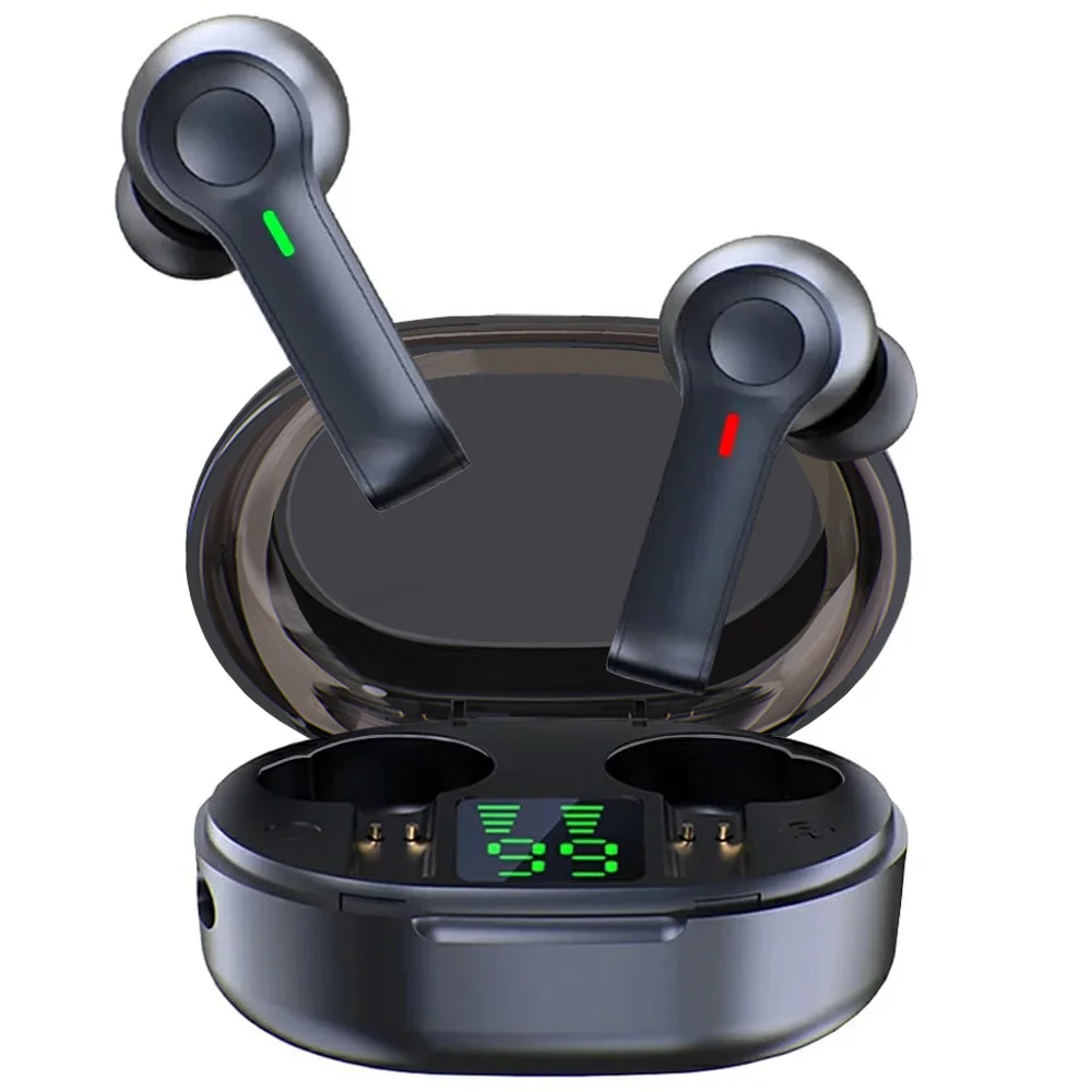 R22 Беспроводной наушники вкладыши TWS с 5 1 Bluetooth гарнитура Led Дисплей IPX8