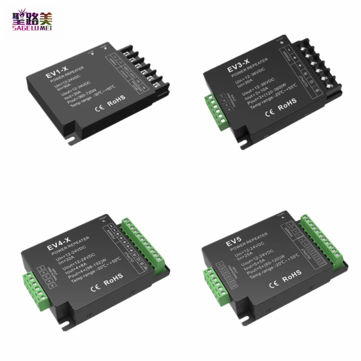 

DC12V-24V 1CH 3CH 4CH 5CH каналы Постоянное Напряжение cv мощность PWM светодиодный Ретранслятор один двухцветный RGB + CCT CV сигнальный усилитель