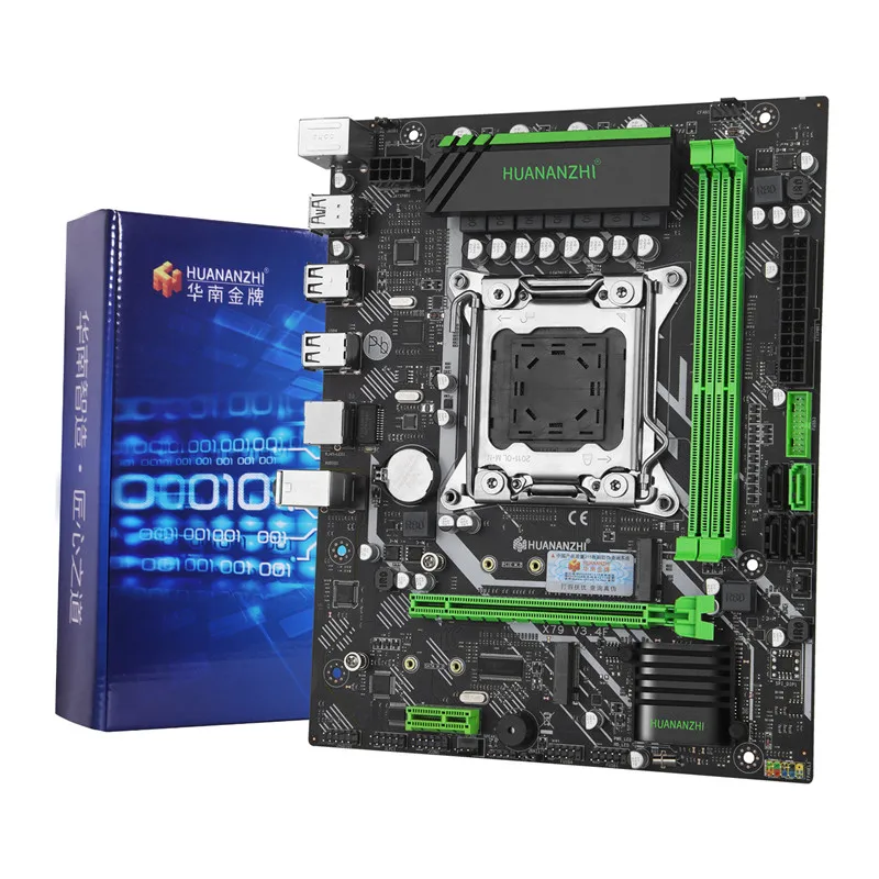 Материнская плата HUANANZHI X79-6M DDR3 RECC NON-ECC память NVME USB3.0 процессор C2/V1/V2 Intel XEON E5 LGA2011