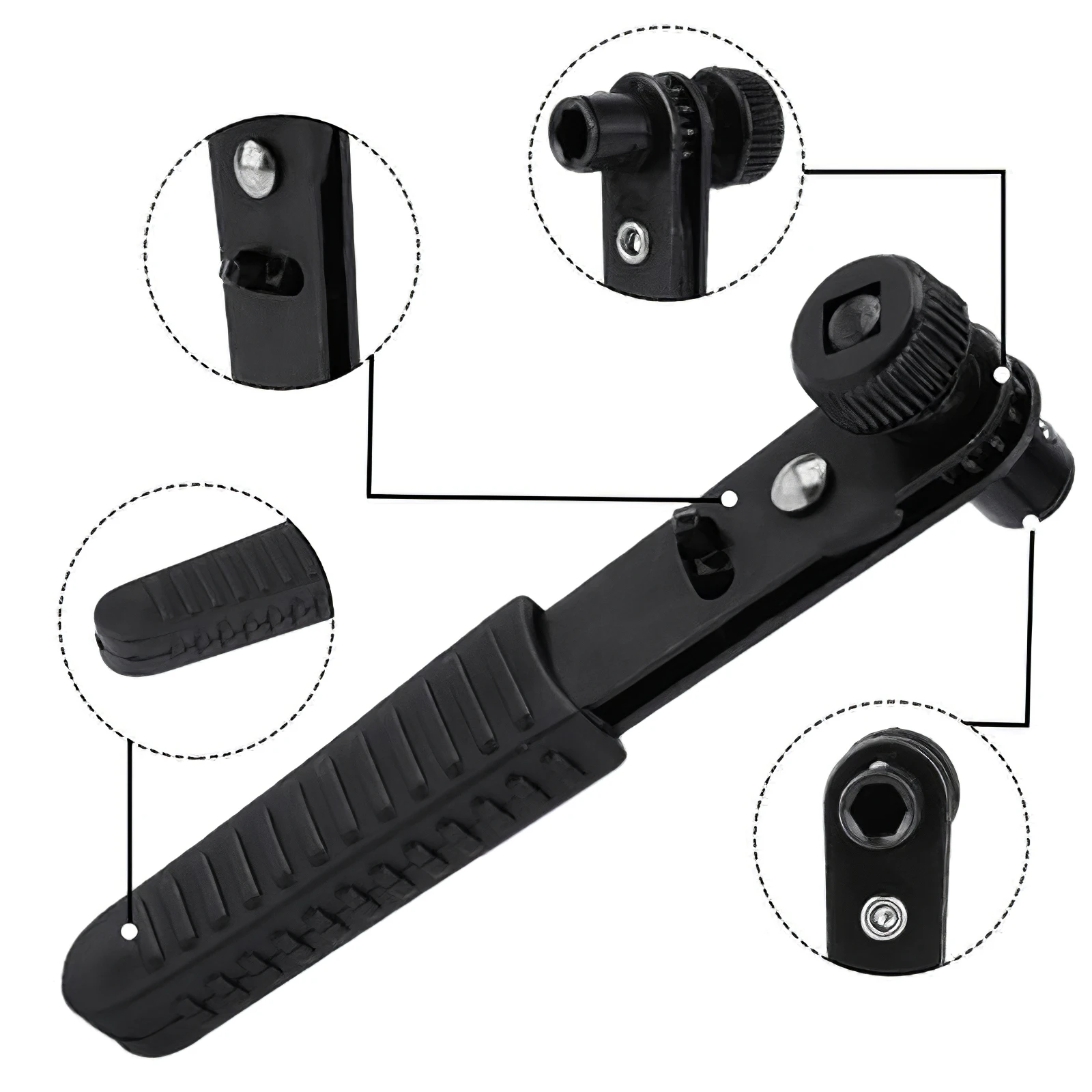 Торцевой ключ с двумя головками 90 градусов прямоугольный 1/4 дюйма|Отвертка| |