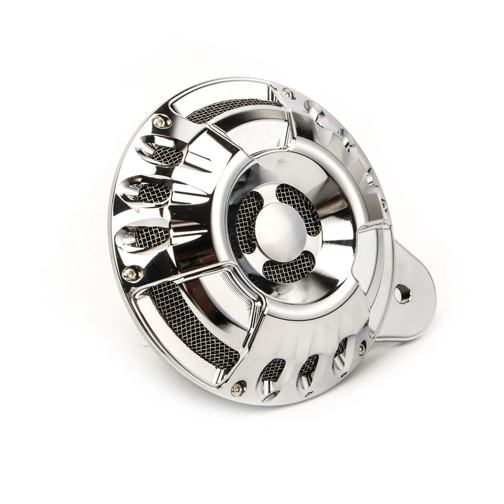

New Chrome Motorcycle Electrical Ignition Horn Cover For Harley Touring Big Twin