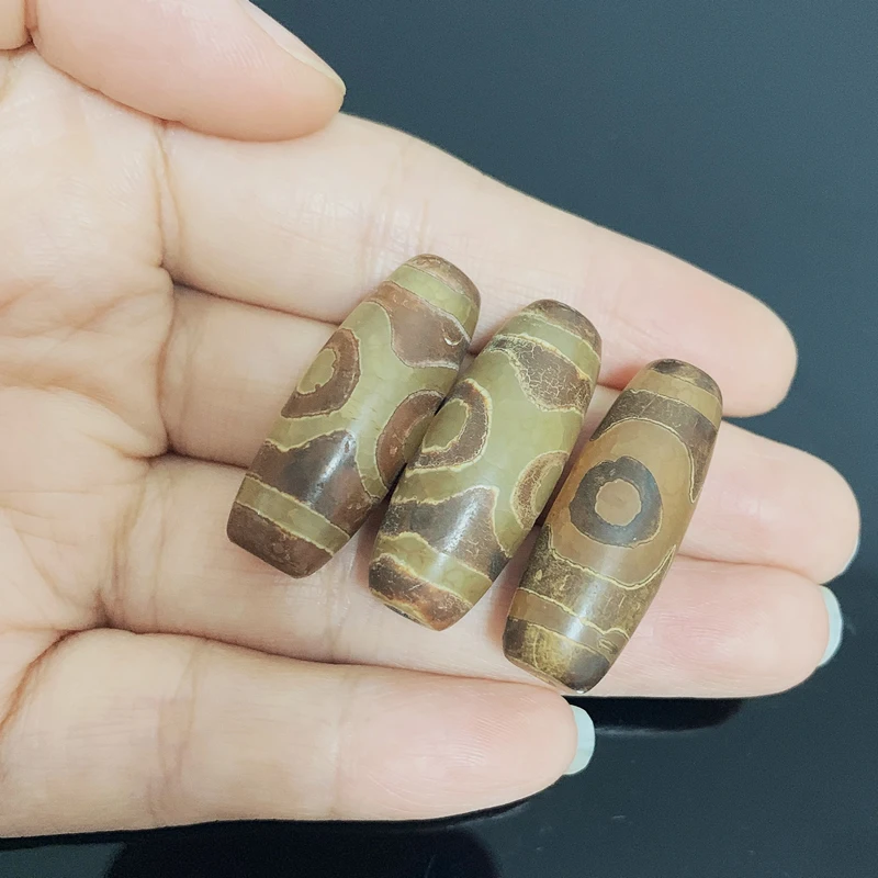 Бусины Из Натурального тибетского агата 30 мм | Украшения и аксессуары