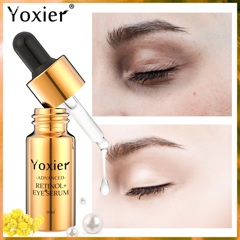 

Yoxier 1pcs Retinol Eye Serum Firming Skin Care Anti-Puffiness Anti-Aging Wrinkle Dark Circles Deep Hydration Essence Eye Cream