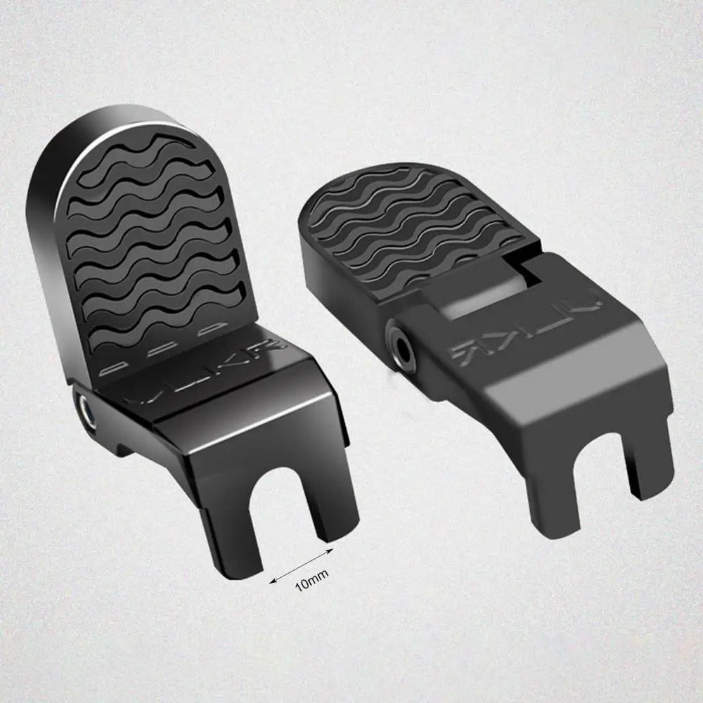 Черные CNC подножки из алюминиевого сплава для мотоцикла мотора велосипеда