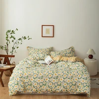 chinese style duvet cover 200x230 pillowcase 3pcssmall daisy pattern bedding set150x200 quilt cover135x200 blanket cover