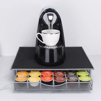 coffee capsule organizer storage stand practical coffee drawers capsules holder for dolce gusto coffee capsule shelves iron rack