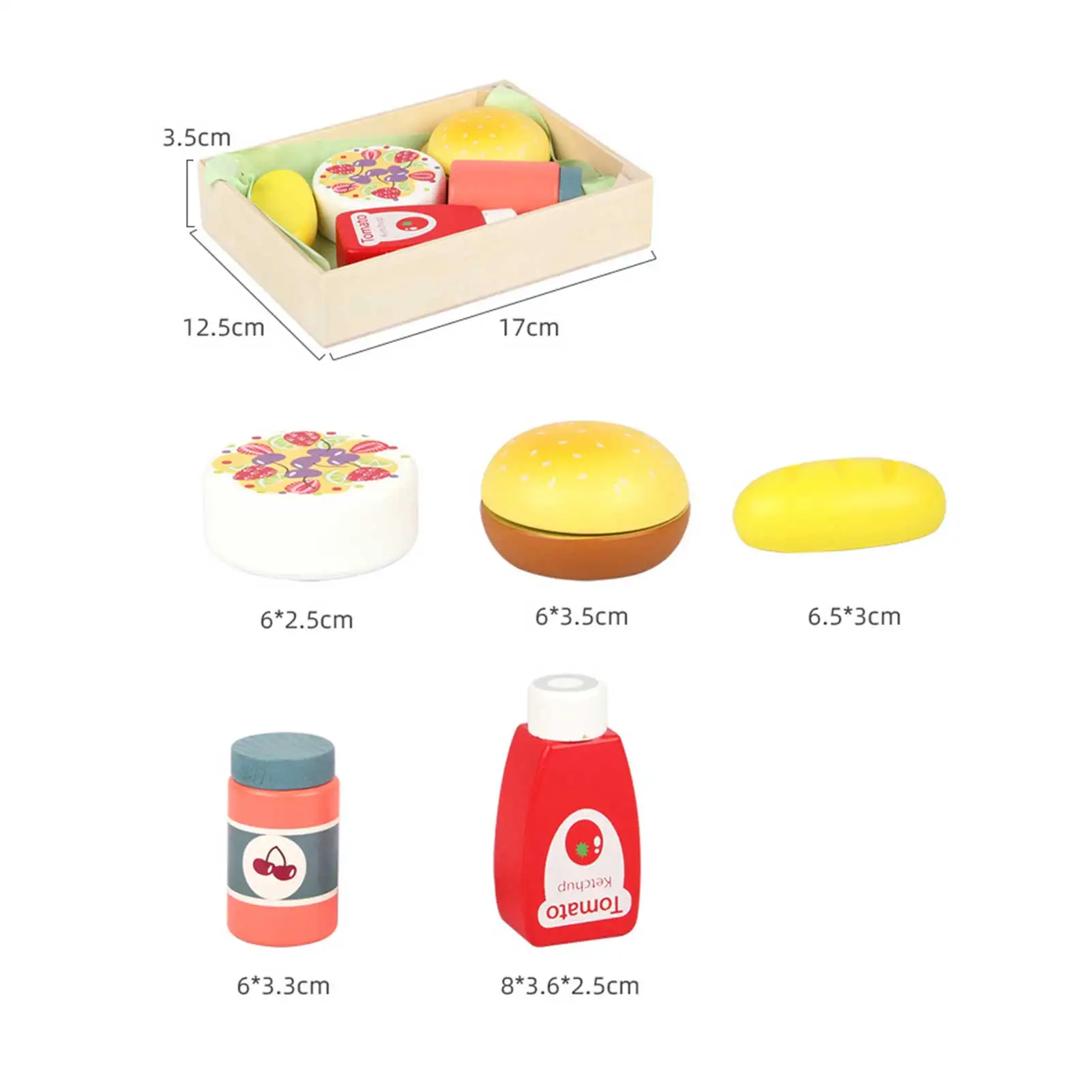 

Children Wooden Simulation Kitchen Series Play House Game Set Educational Children Toys Girls Birthday Christmas New Year Gift