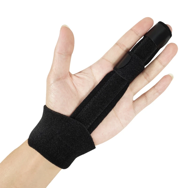 

Protective Sleeve Injuries Broken Fingers Hand Fixing Strap Adjustable Belt Sports Safety Support Equipments