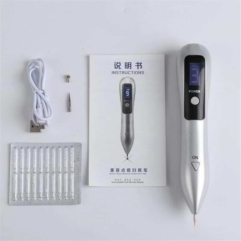 ЖК дисплей плазменной ручка светодиодный освещение татуировки лазера Удаление