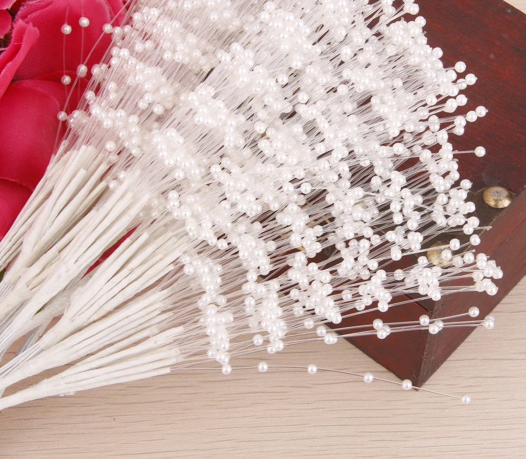 

100Pcs Pearl String Beads Garland Beads Wedding Party Decorations DIY Accessories Christmas Garland Christmas