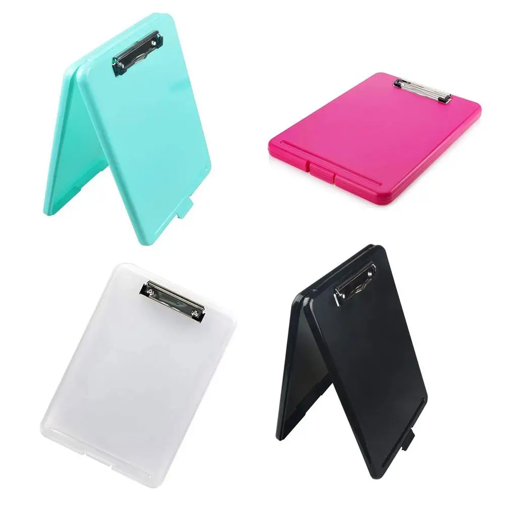 

Multifunctional PP File Box Folder A4 Writing Board Storage Stationery For Students Office Necessity Document File Folder