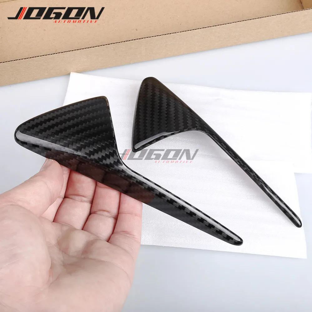 Настоящий Карбон сбоку боковые вентиляционные решетки украшение в виде камеры