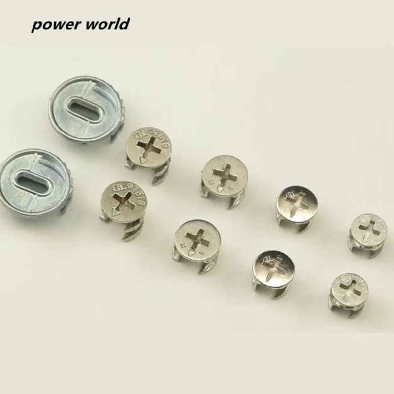 10 шт. 15 мм толщиной соединение три в одном эксцентриковое колесо для шкафа