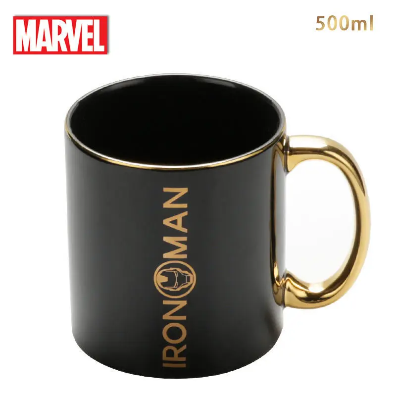 

Disney Mingweixi Ceramic Cup Avengers Union Creative Mug Iron Man Drinking Cup Coffee Cup