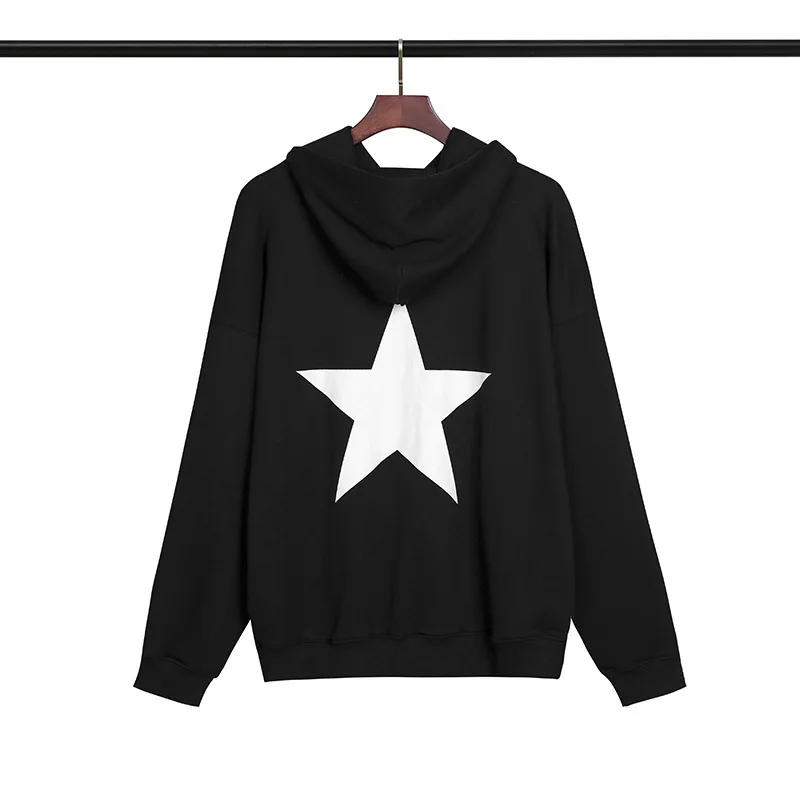 

2019 Classic Hoodies Sweatshirts fog 100%1:1 Essentials Kanye West Jerry Lorenzo Loose Oversized cotton Sweatshirts Zip Hoodie