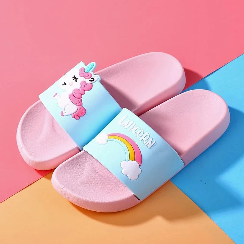 pink blue Женские тапочки с рисунком фруктов; домашние тапочки с арбузом и бананом; летние сандалии; женская обувь; Вьетнамки; Sandalias Mujer - Цвет: pink blue